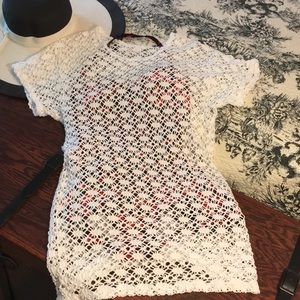 White hot crochet beach dress 🔥